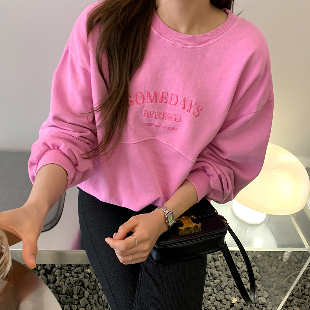 이레트 빈티지 피그먼트 맨투맨