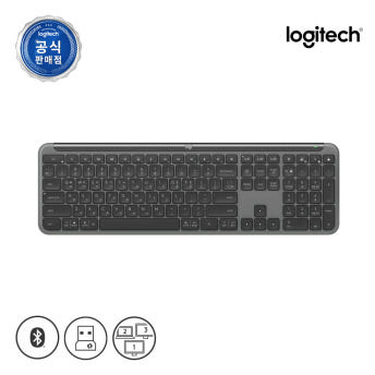 [N배송] 로지텍코리아 공식 시그니처 K950 슬림 무선 블루투스 키보드