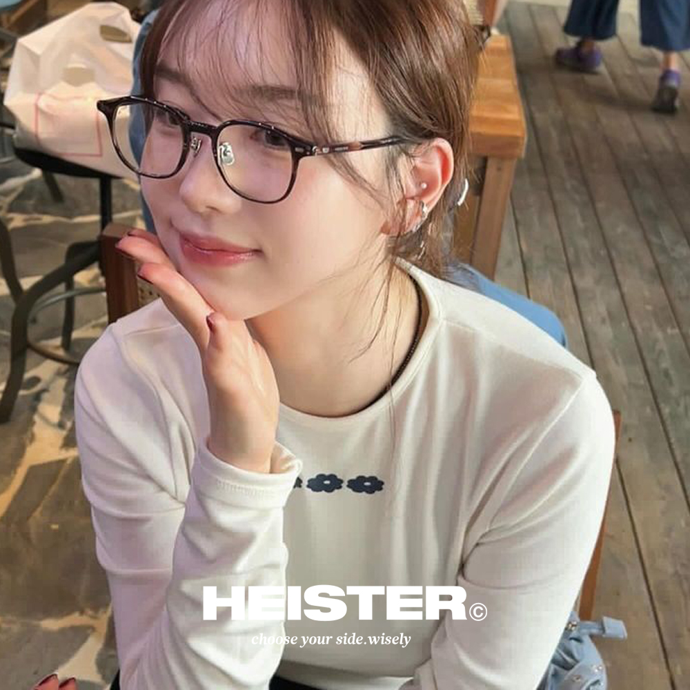 하이스터 안경 홈즈2 Holmes2 HYD 둥근 사각 뿔테 여자 남자 안경테 - 상세 이미지 4