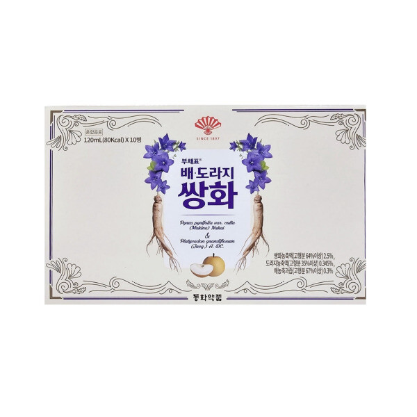 동화약품 동화 부채표 배도라지쌍화 120ml x 30병 : 지앤유 GU