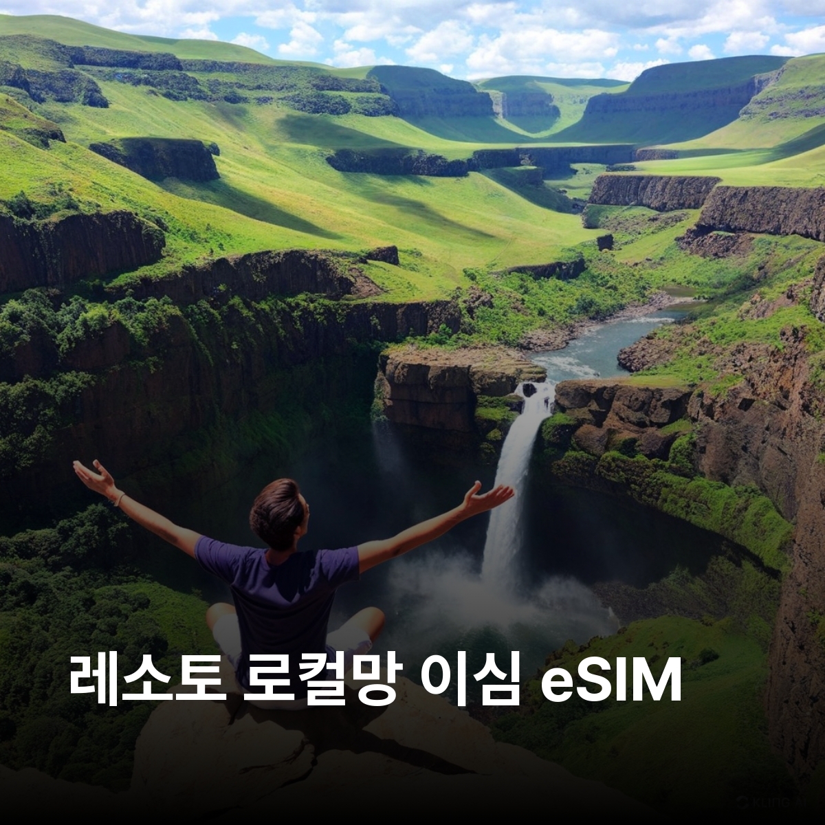 레소토 로컬망 이심 eSIM Vodacom 마세루 부타부테 카트세 댐 세모콩 폭포 아프로 스키 이심통 - 상품 이미지