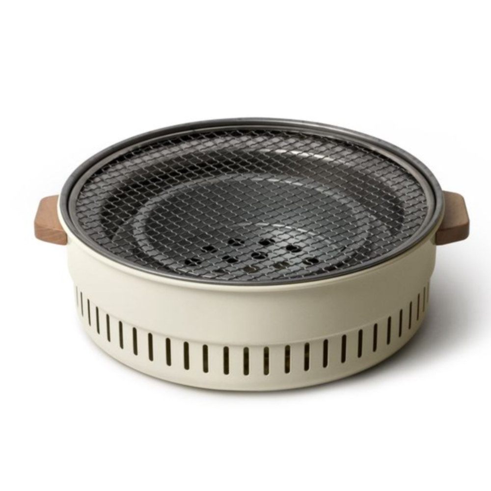 숯불 석쇠그릴 원형화로대 가정용 캠핑 개인 경량 화롯대