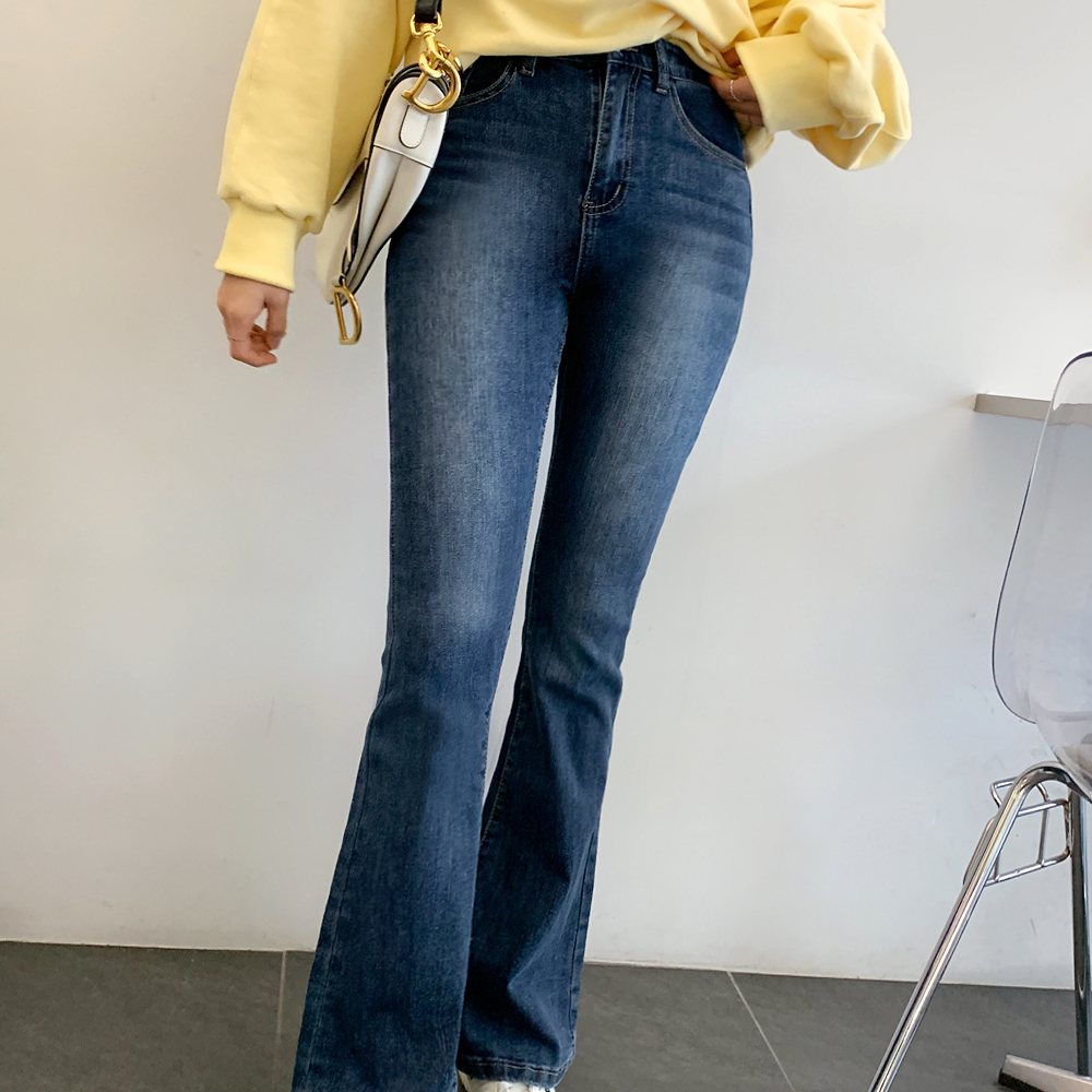 구미닝 부츠컷 데님 팬츠 - 상세 이미지 2