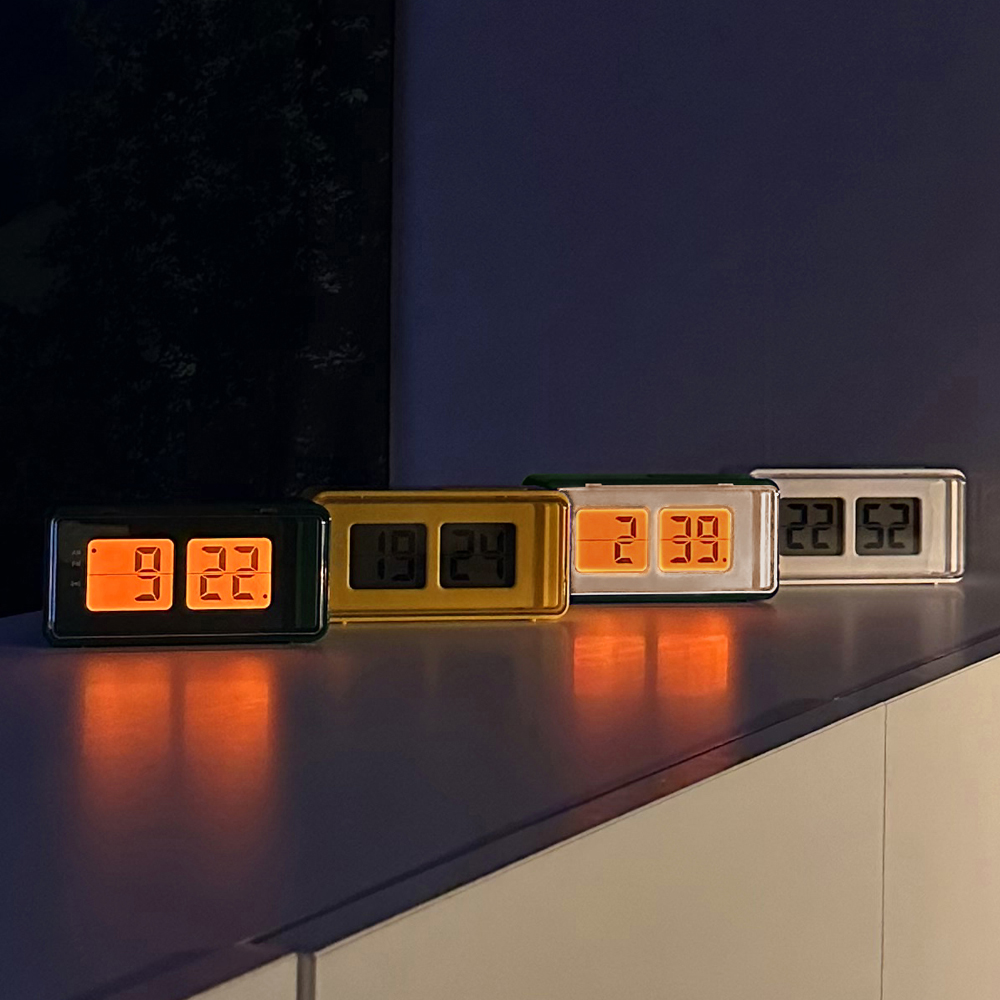 오르미 레트로 플립 무소음 디지털 알람 탁상시계