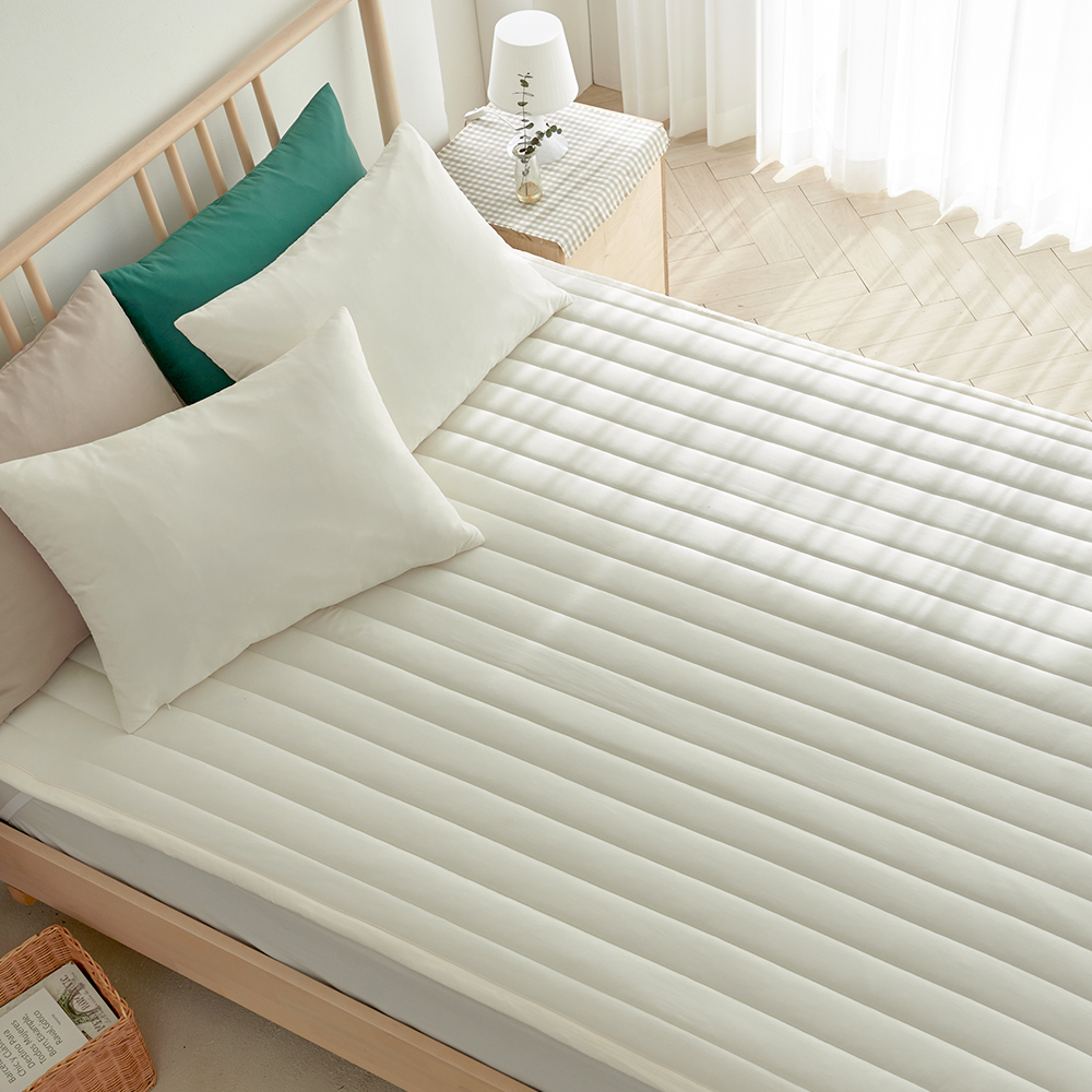 라몬떼 스테이 고정밴드 침대 패드 크림, SS(슈퍼싱글)