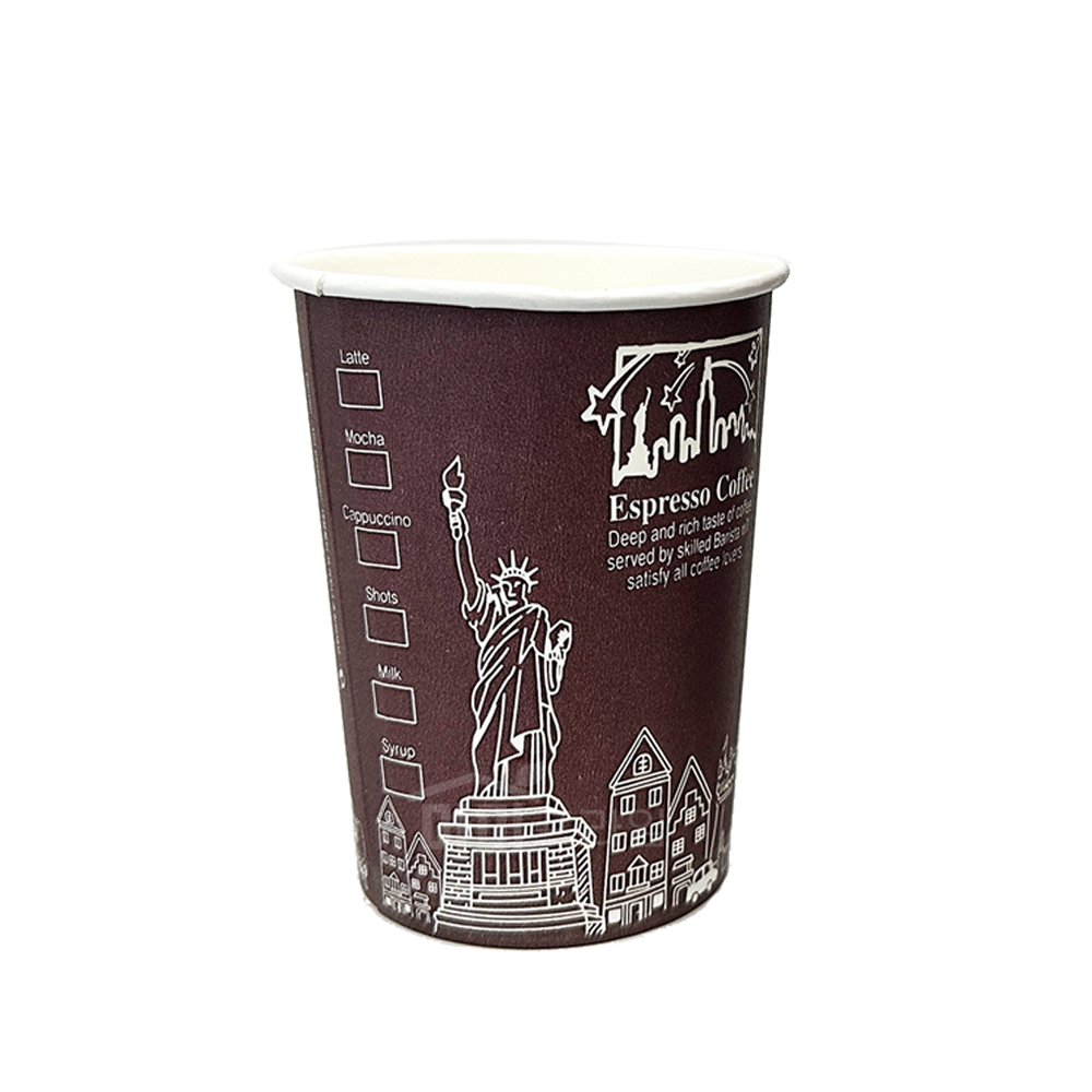 카페 종이컵 핫음료 두꺼운종이컵 테이크아웃 커피 300ml(10온스) (100개)