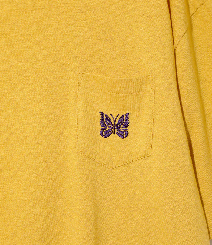 니들스 S/S Papillon 코튼 져지 엠블럼 포켓 티셔츠 QV357 - 상세 이미지 5