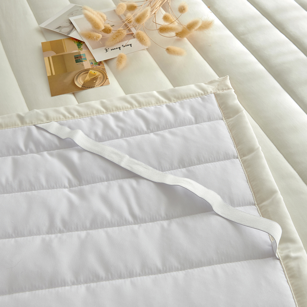 라몬떼 스테이 고정밴드 침대 패드 크림, SS(슈퍼싱글)