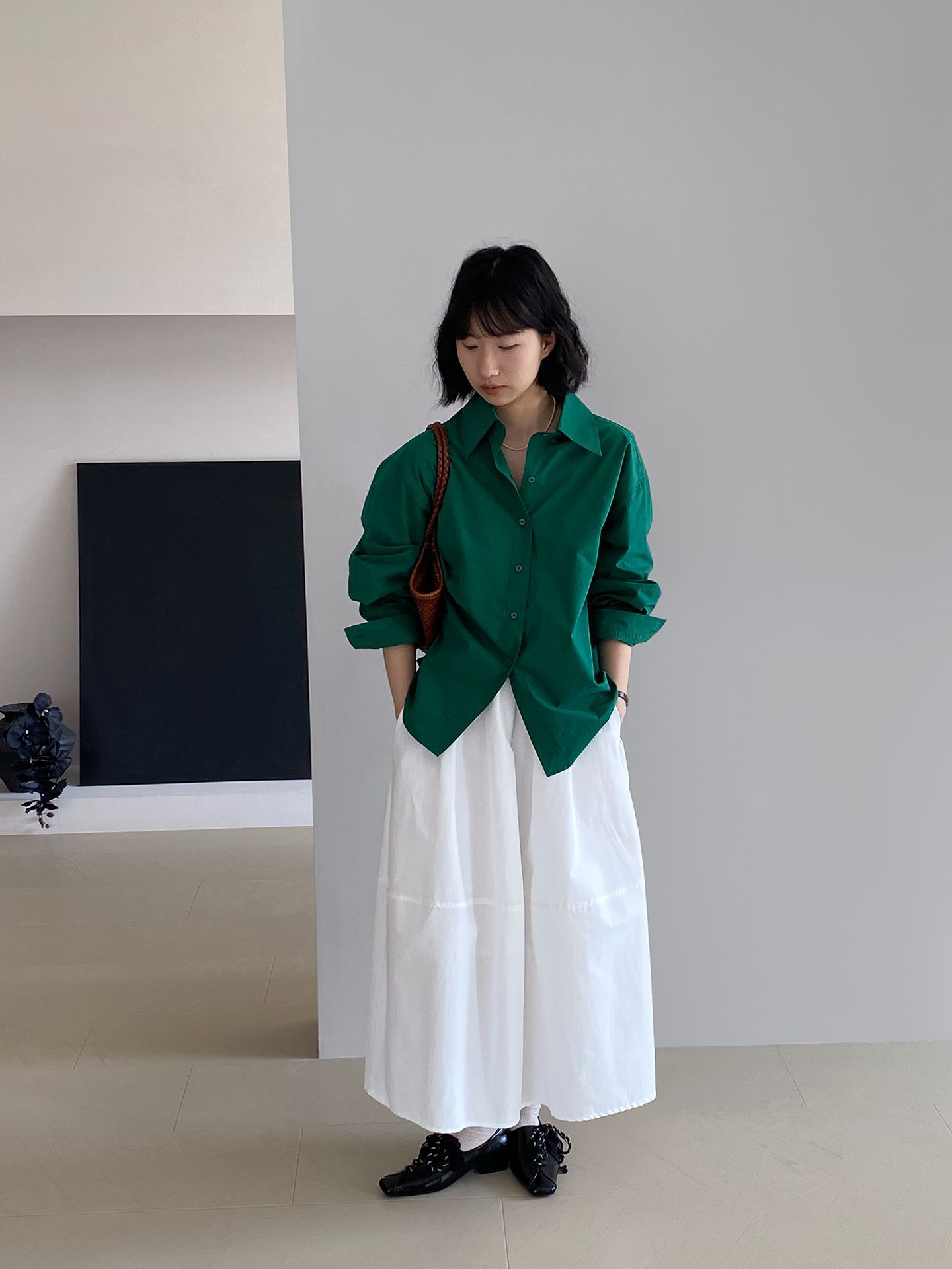Datti 퍼프 롱스커트 상세 이미지 8