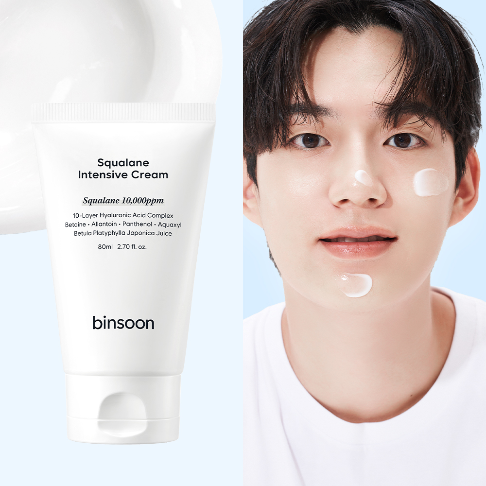 빈순 스쿠알란 인텐시브 판테놀 히알루론산 수분크림 80ml, 2개 - 상세 이미지 2