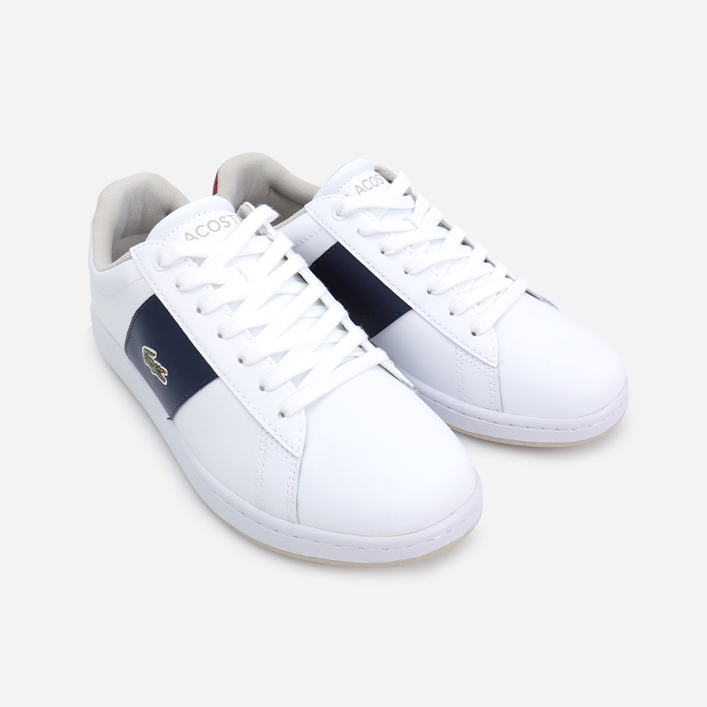 라코스테 남성 카나비 에보 남자 스니커즈 화이트 신발