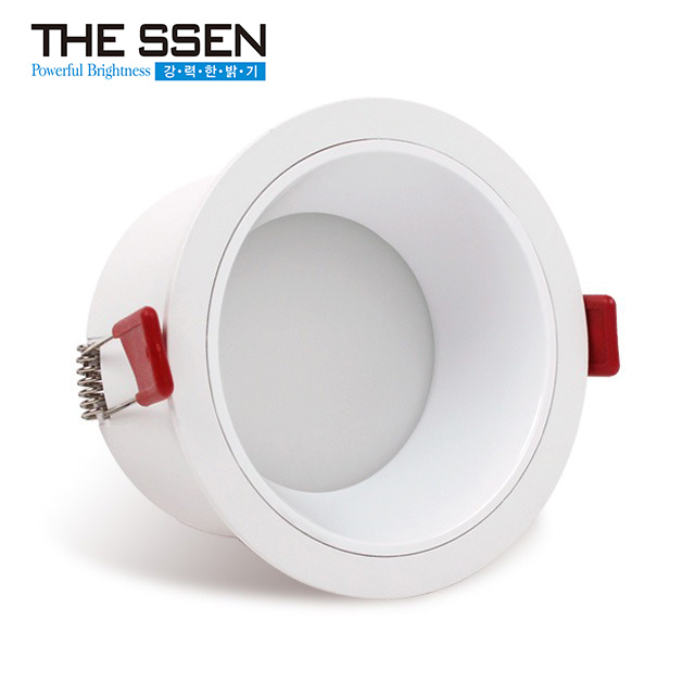 더쎈 LED 다운라이트 에코어반 9.5cm(4인치) 15W 슬림테 플리커프리 움푹 매입등 - 상품 이미지