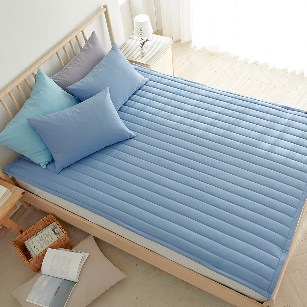 라몬떼 스테이 고정밴드 침대 패드 파스텔 네이비, SS(슈퍼싱글)