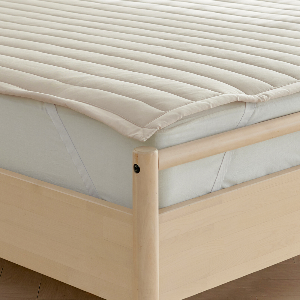 라몬떼 스테이 고정밴드 침대 패드 베이지, SS(슈퍼싱글)