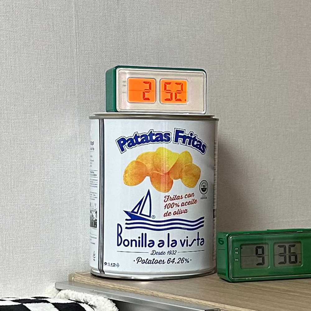 오르미 레트로 플립 무소음 디지털 알람 탁상시계