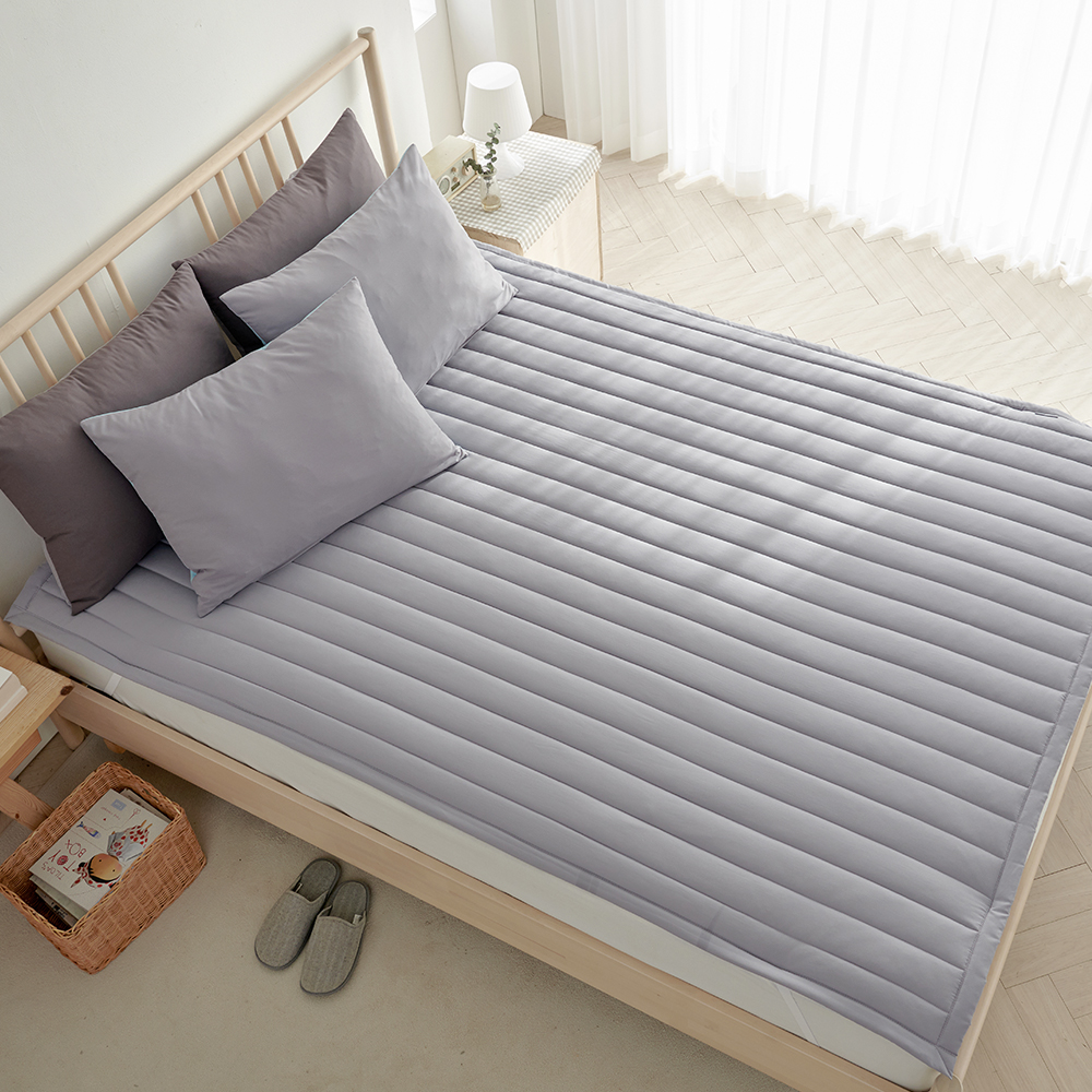 라몬떼 스테이 고정밴드 침대 패드 그레이, Q(퀸)