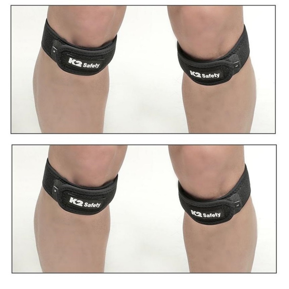 k2 한줄무릎보호대 슬개건아대 러닝 마라톤 레스링 2p 이미지 6