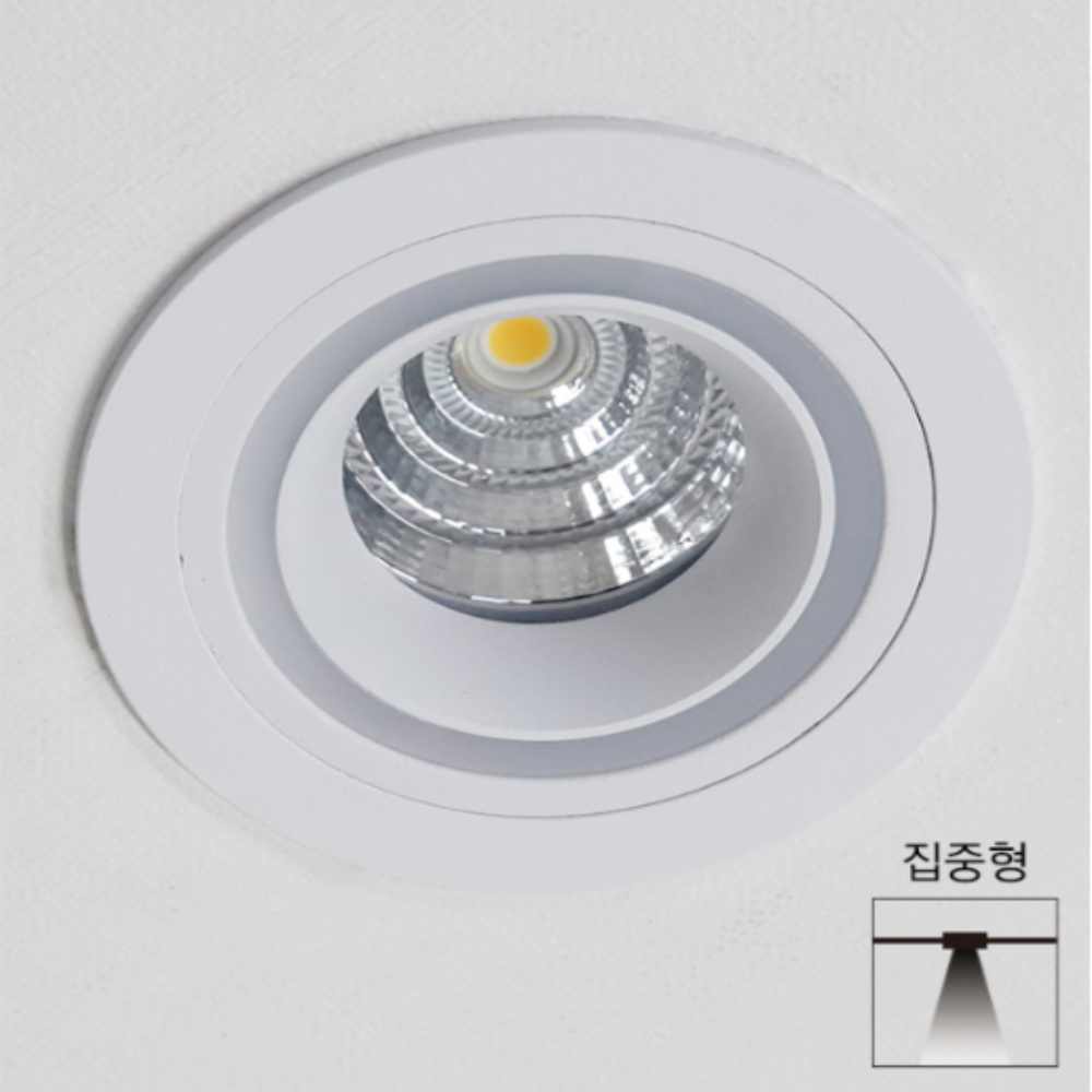 KS인증 LED COB 7.5CM(3인치) 다운라이트 매립등 매입등 8W, 전구색/확산형 - 상세 이미지 3