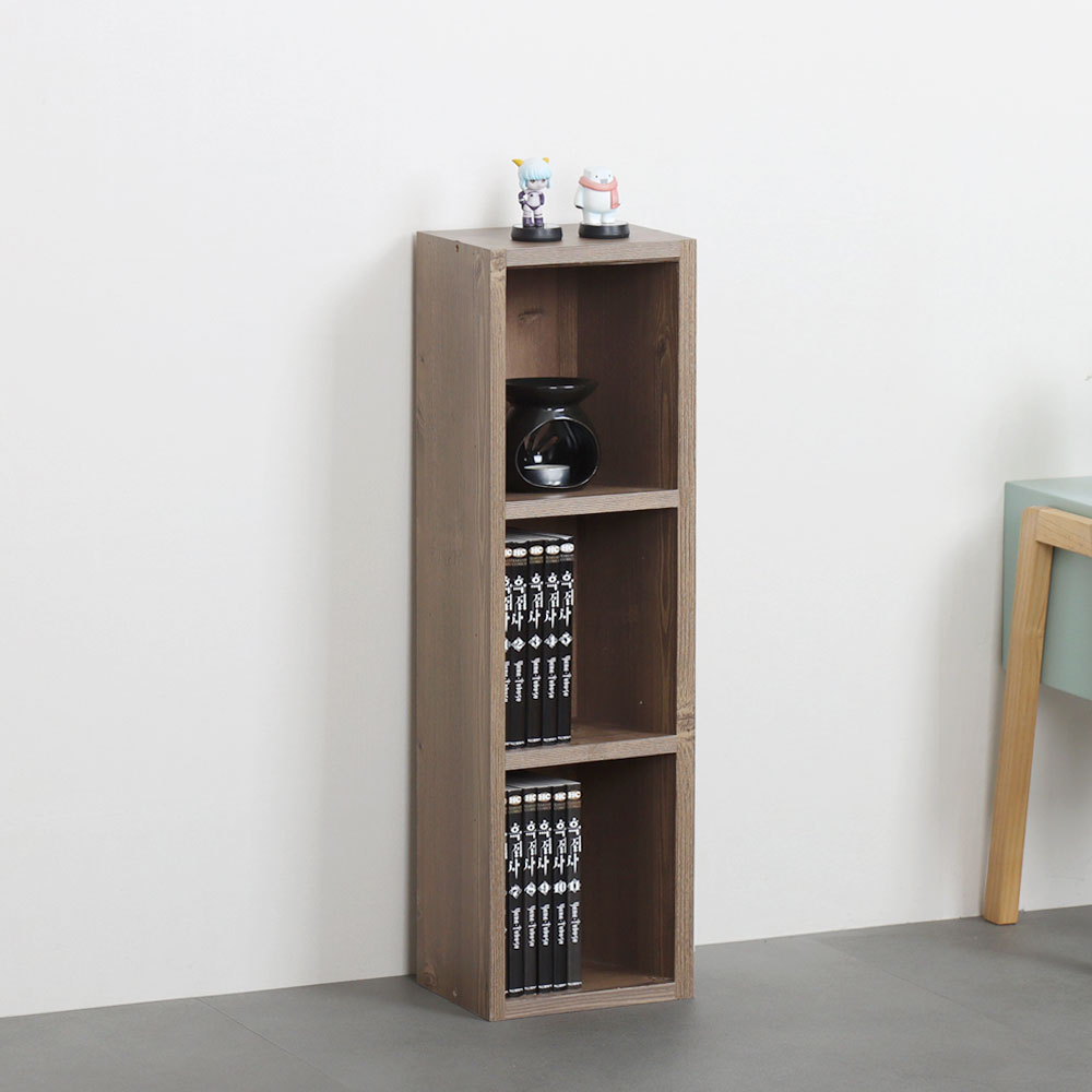 타워형 틈새 DVD수납장 200x150x675mm, 3단, 엔틱