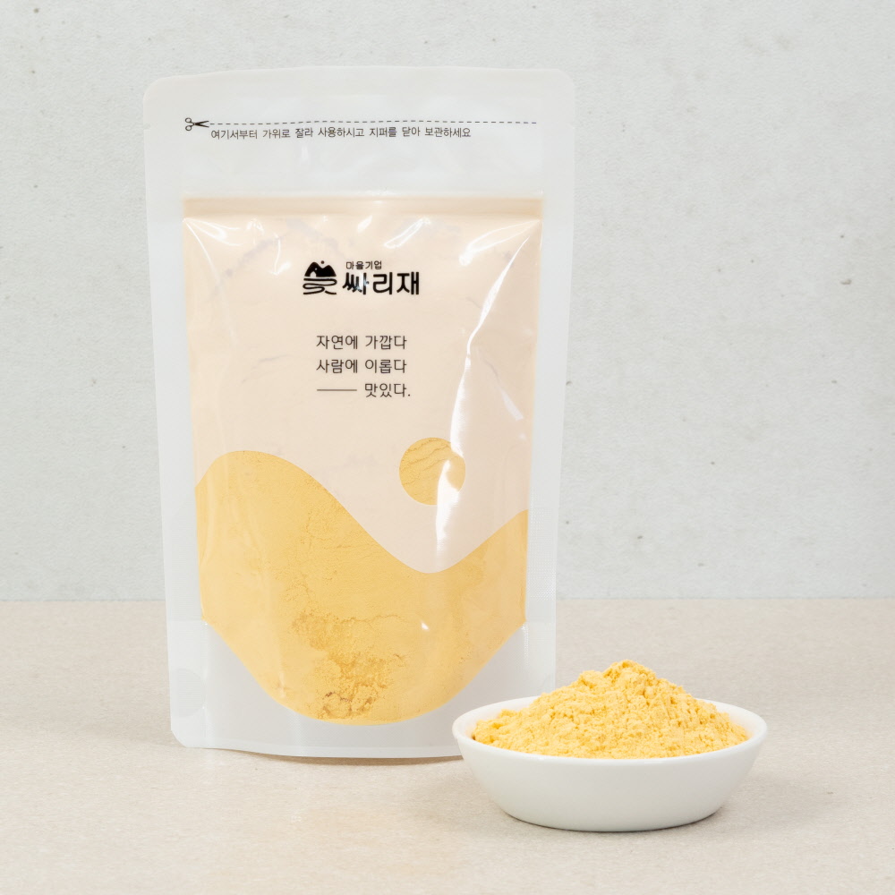 싸리재 맷돌 호박가루 [ 국산 늙은 호박 분말 100g ] 호박죽 라떼 베이킹 - 상세 이미지 5