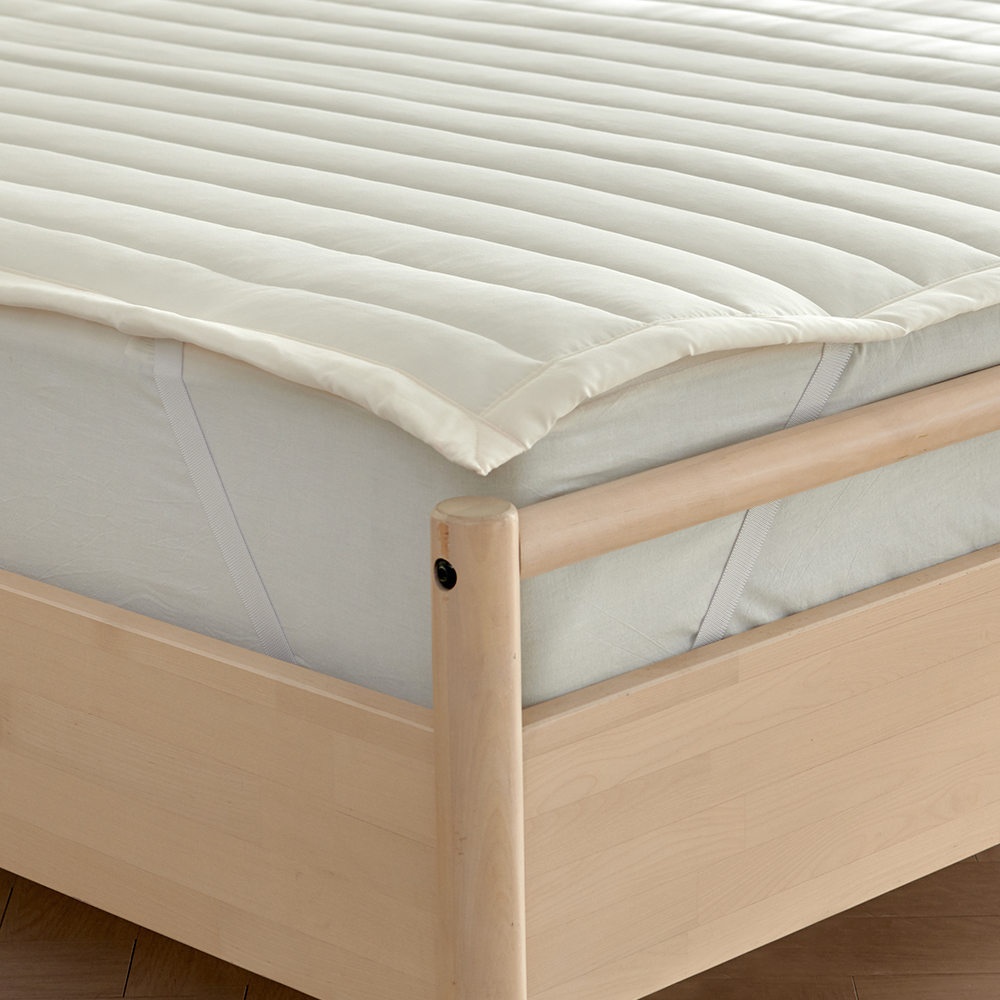 라몬떼 스테이 고정밴드 침대 패드 크림, SS(슈퍼싱글)