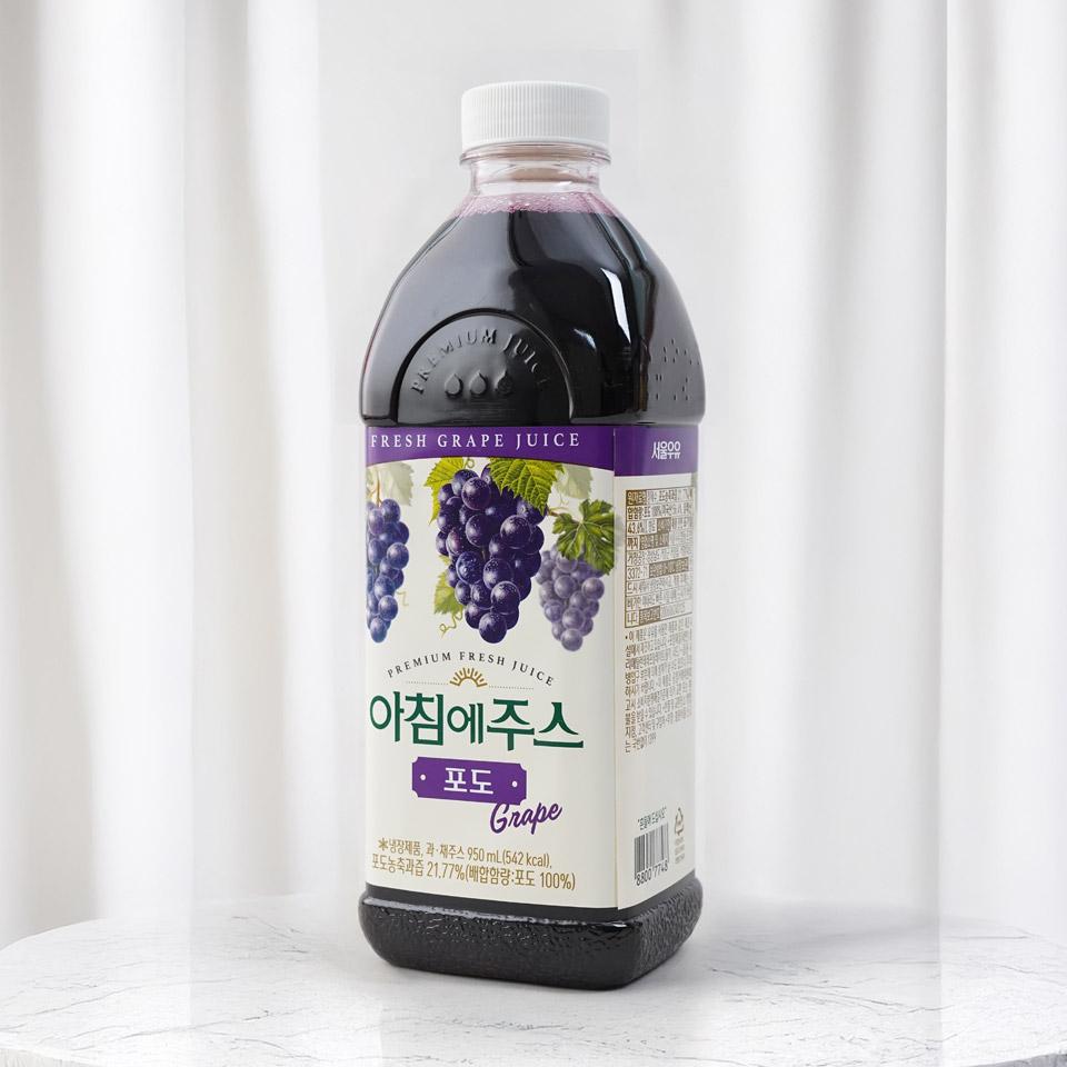 메가마트 서울우유 아침에주스 포도 950ml - 상세 이미지 2