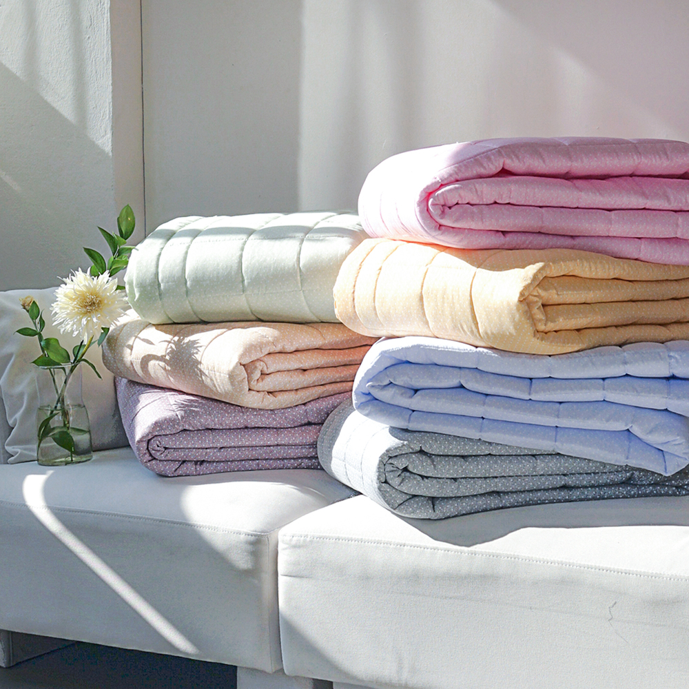 듀드랍 도트 사계절 먼지없는 고정밴딩 침대패드 핑크, DK(더블킹)