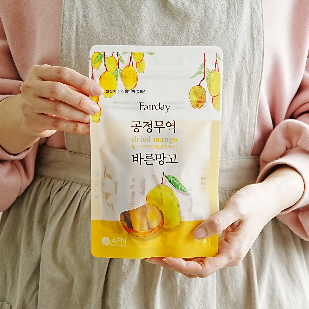 공정무역 무설탕 말린망고 망고말랭이 건망고 150g