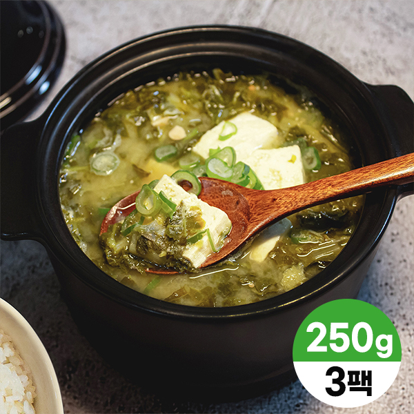 전라도 밥도둑푸드 맛집 간편 한끼 우거지 된장국 250g x 3개 : 은희  상회