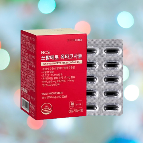 뉴트리코어 쏘팔메토 옥타코사놀 소팔메토 60캡슐X1개 - 상세 이미지 3