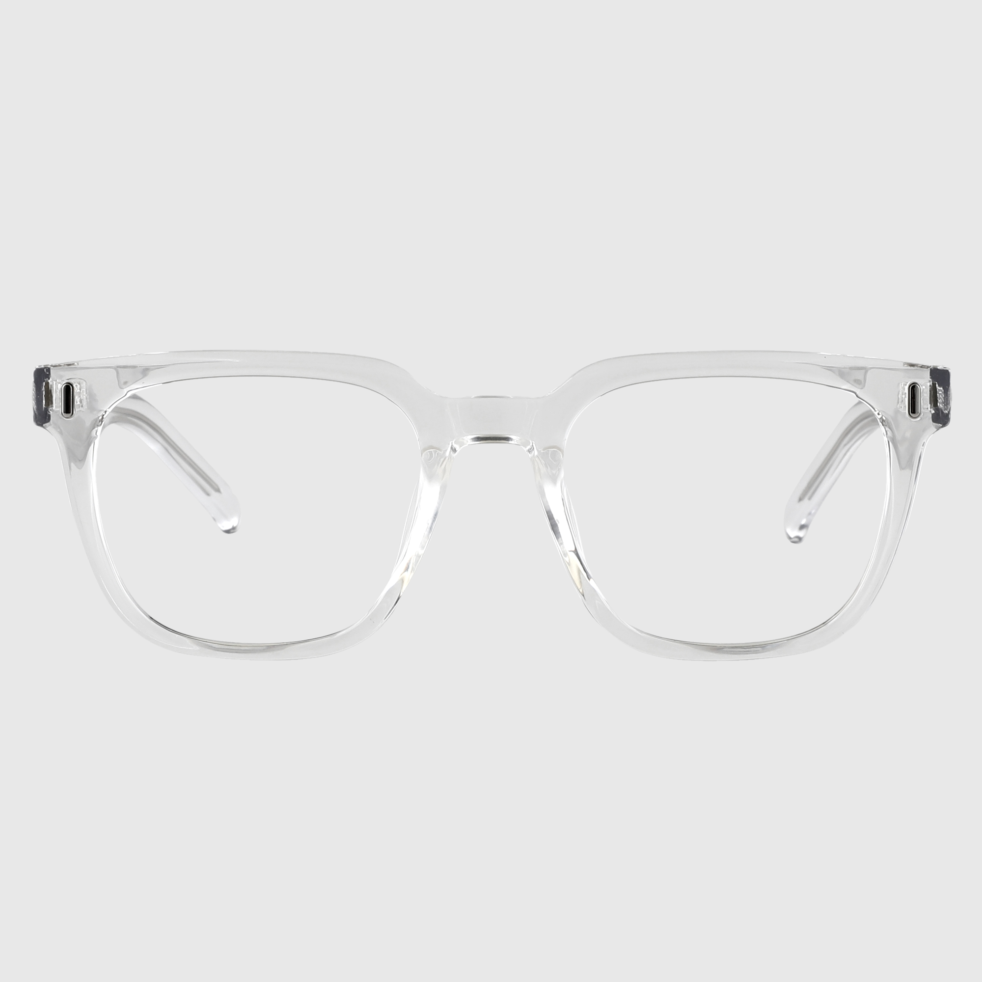 빅사이즈 블랙 투명 사각 뿔테 블루라이트차단 안경