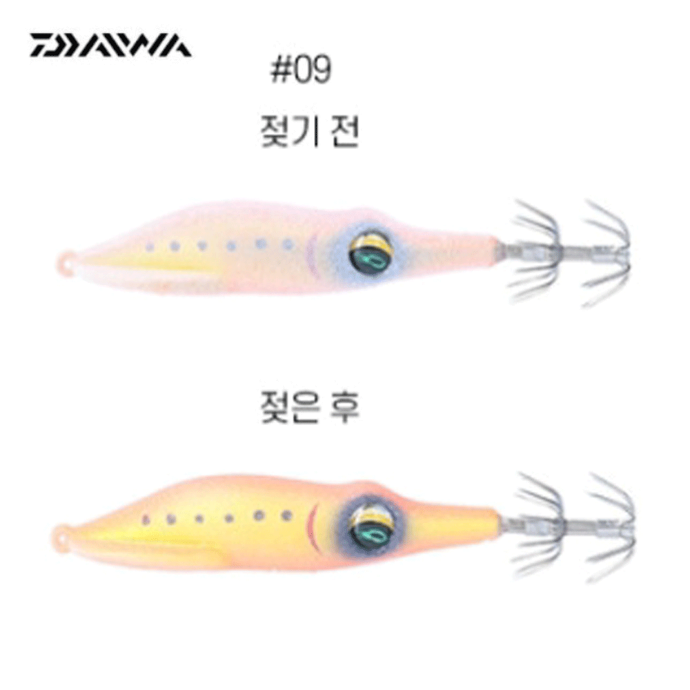 바다루어 다이와 에메랄다스 이카메탈 드롭퍼 수평 에기 슷테 9, 5.5cm(2.2인치)