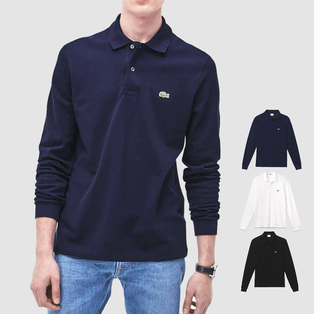 라코스테 남성 클래식핏 긴팔 PK 카라 티셔츠