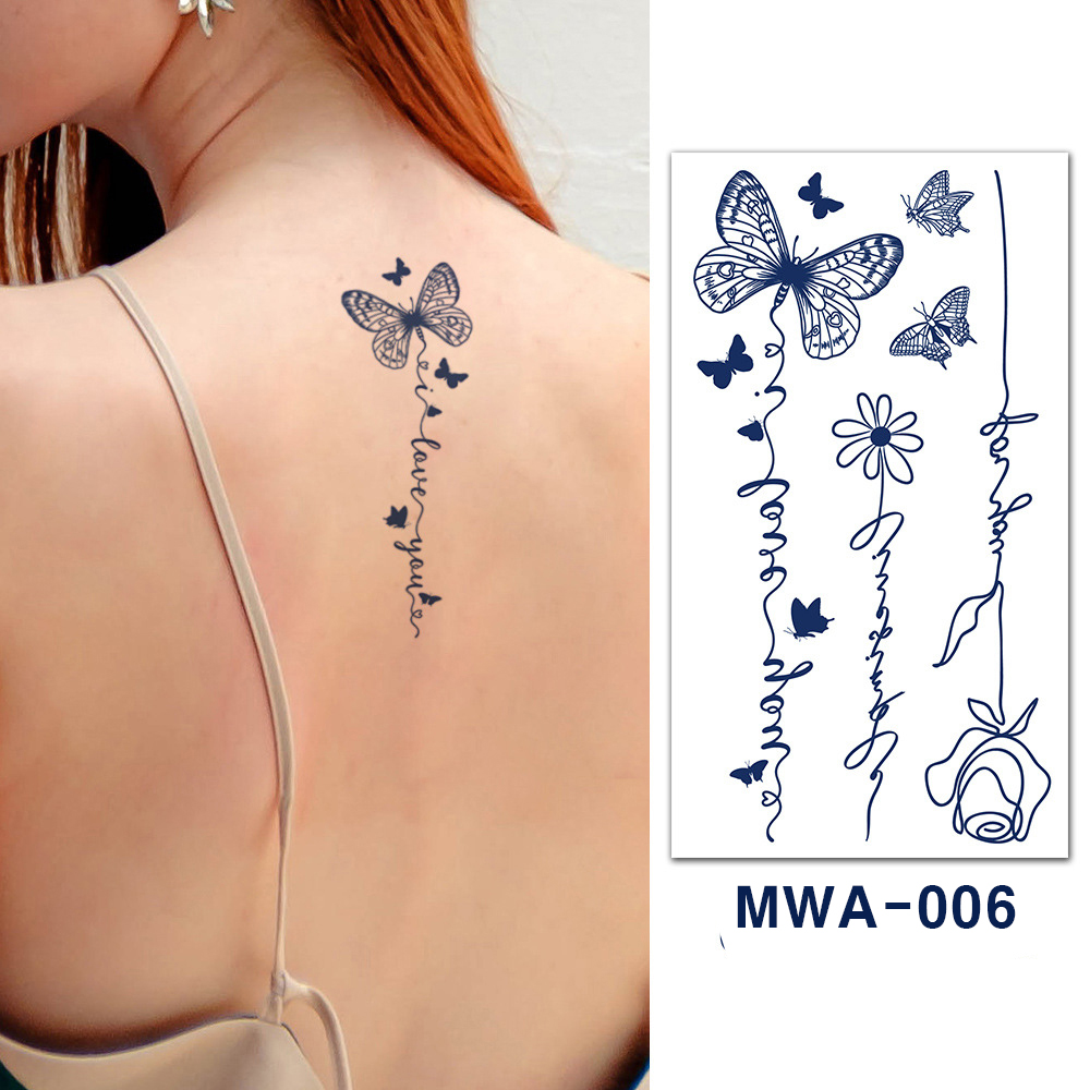 MIR WAY 셀프 헤나 반영구 타투스티커 9종세트 - 상세 이미지 3