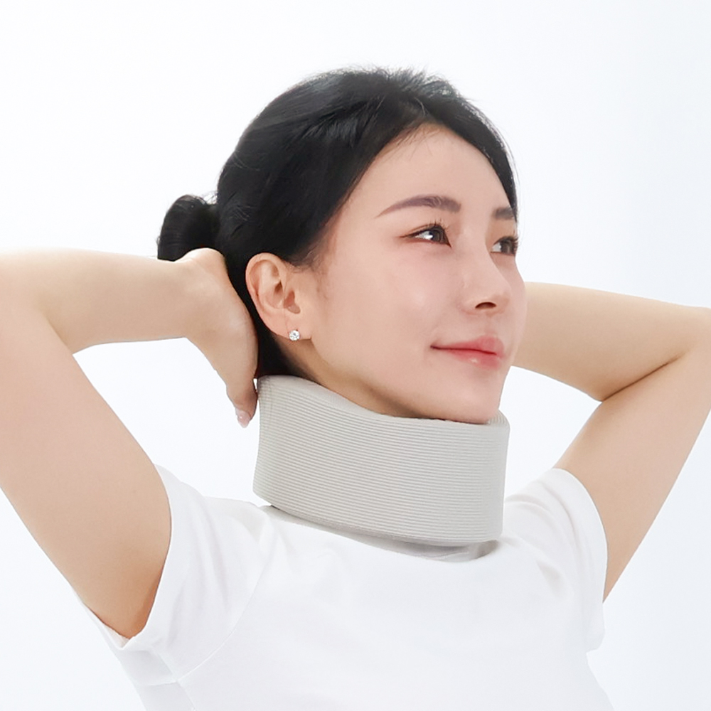 [물리치료사 자문개발] 일감생활 목 보호대 메모리폼 견인기 교정기 경추 교정 이미지 3
