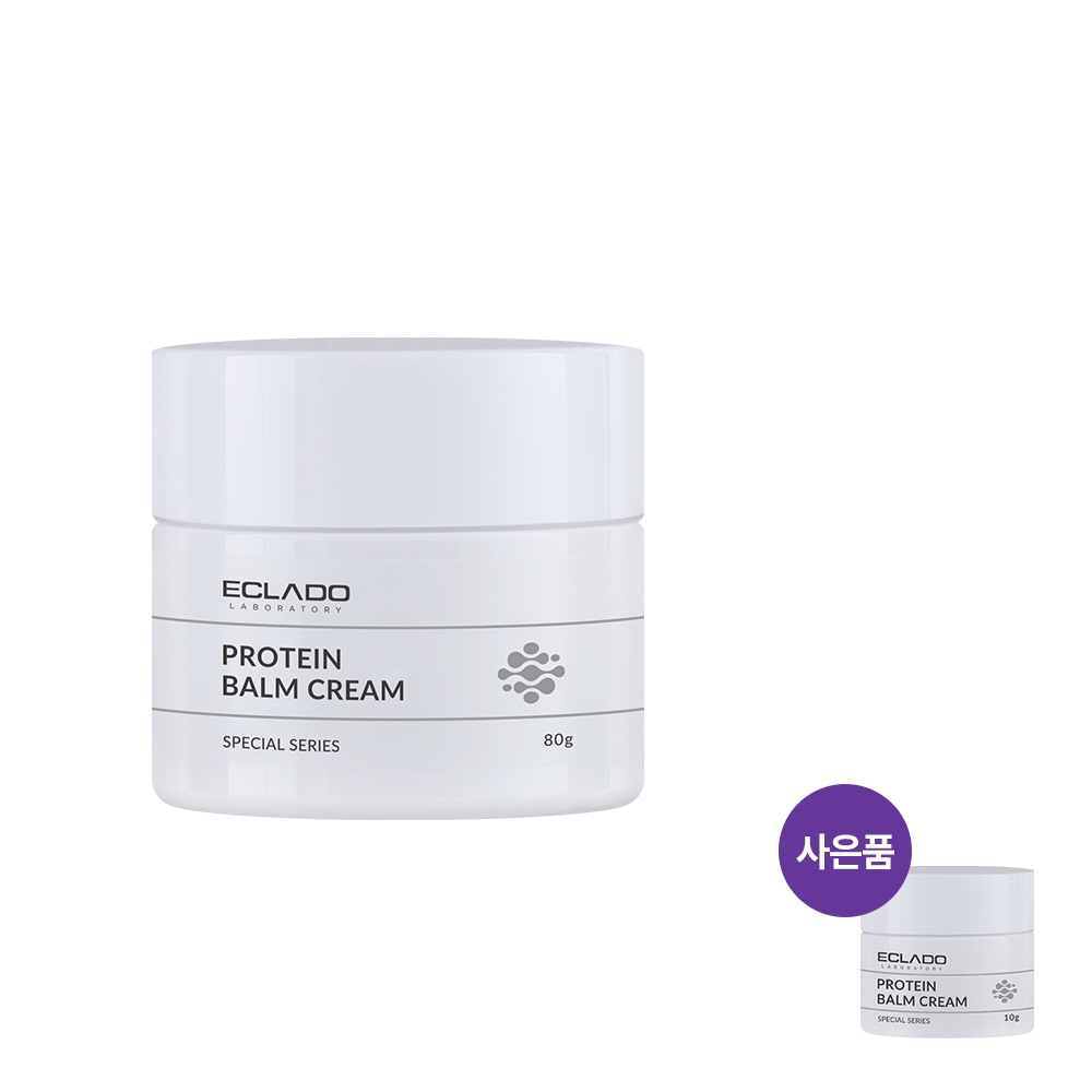 에끌라두 프로틴 밤 크림 80g(단백질 영양크림) 프로틴 밤크림10g 증정 - 상품 이미지