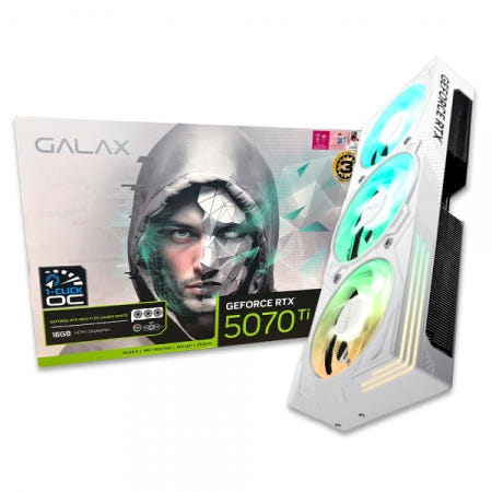 갤럭시 갤럭시 GALAX 지포스 RTX 5070 Ti EX GAMER WHITE OC D7 16GB