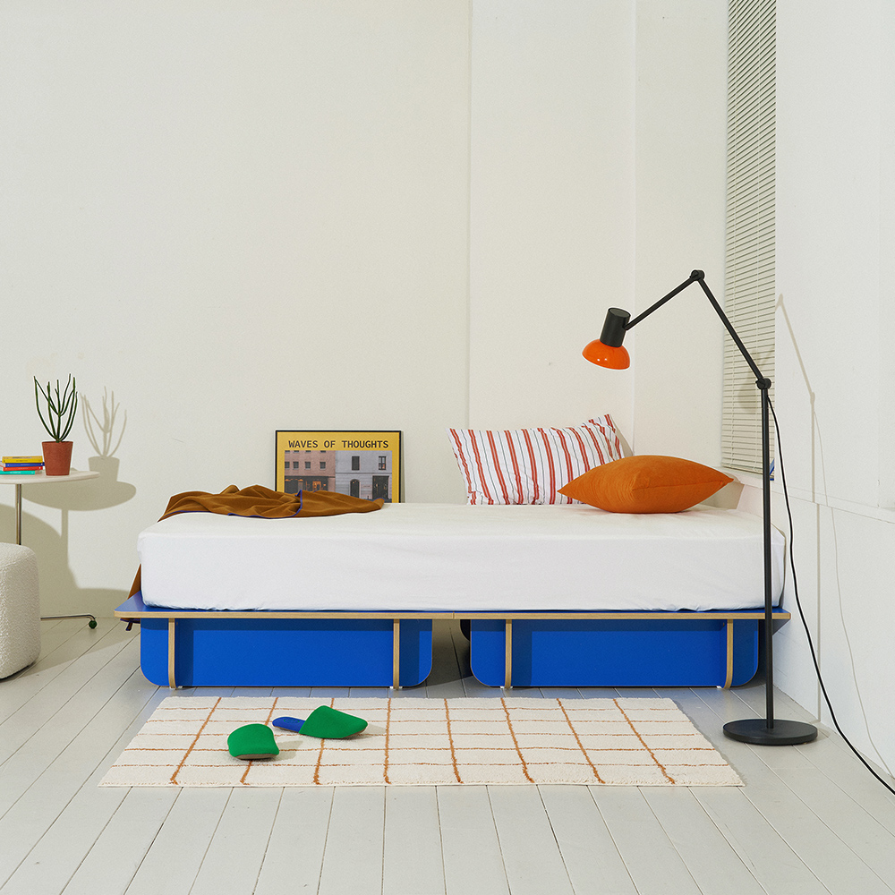 누어 룬드 무헤드 평상형 파운데이션 싱글 슈퍼싱글 침대 프레임 S/SS 상세 이미지 4