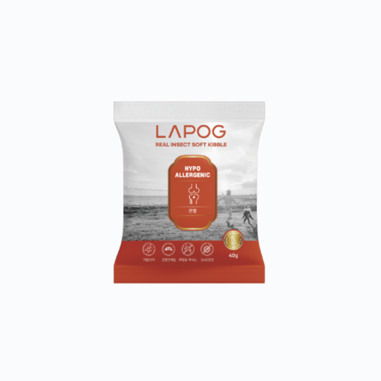 라포그 강아지 반려견 곤충 단백질 저알러지 사료 리얼인섹트 소프트키블 관절건강, 40g, 1개 - 메인 이미지