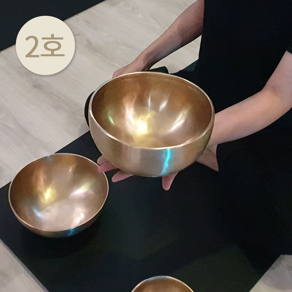 에인션트 히말라야 핸드메이드 골드 싱잉볼 2호 (190-220mm) - 상세 이미지 2