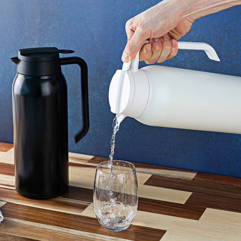 칼딘 보온보냉 서버 스텐 커피 서버 워터저그 1500ml, 블랙 이미지 8