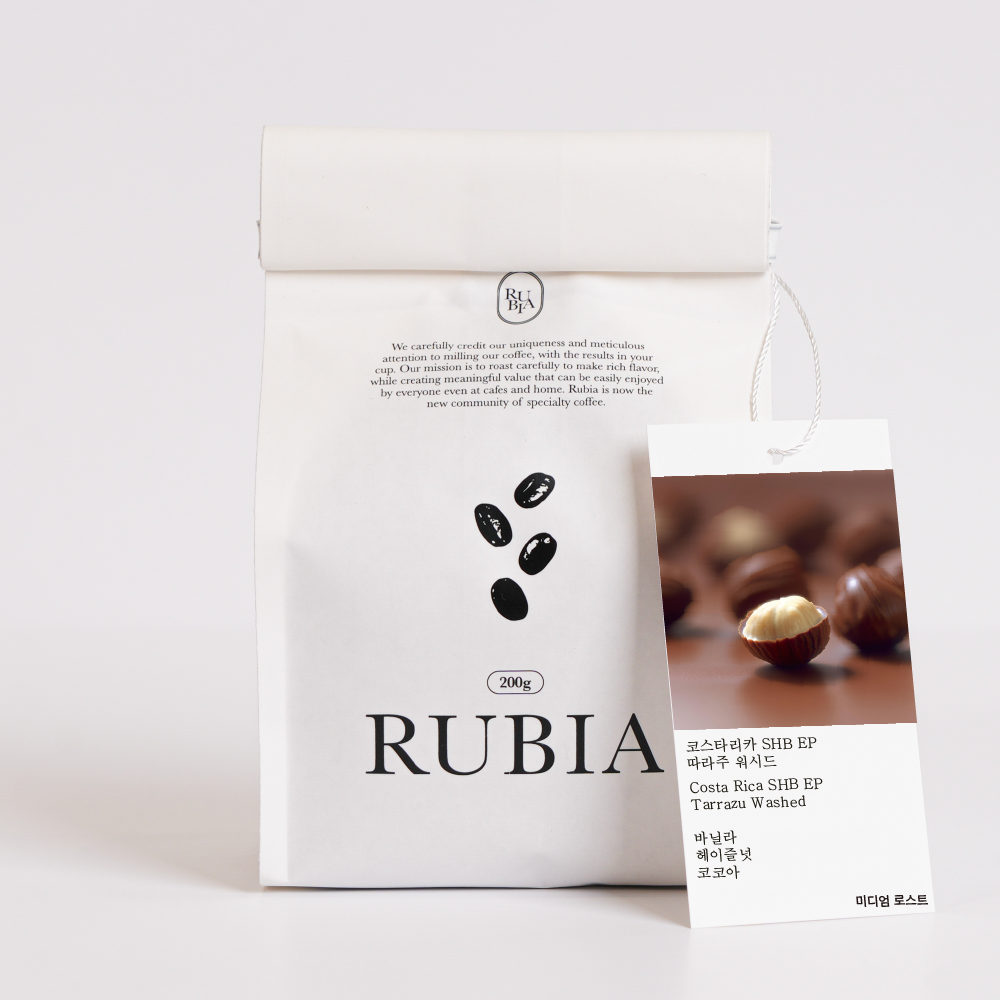 코스타리카 SHB EP 따라주 워시드 미디엄 로스트 홀빈, 200g, 1개 - 상품 이미지