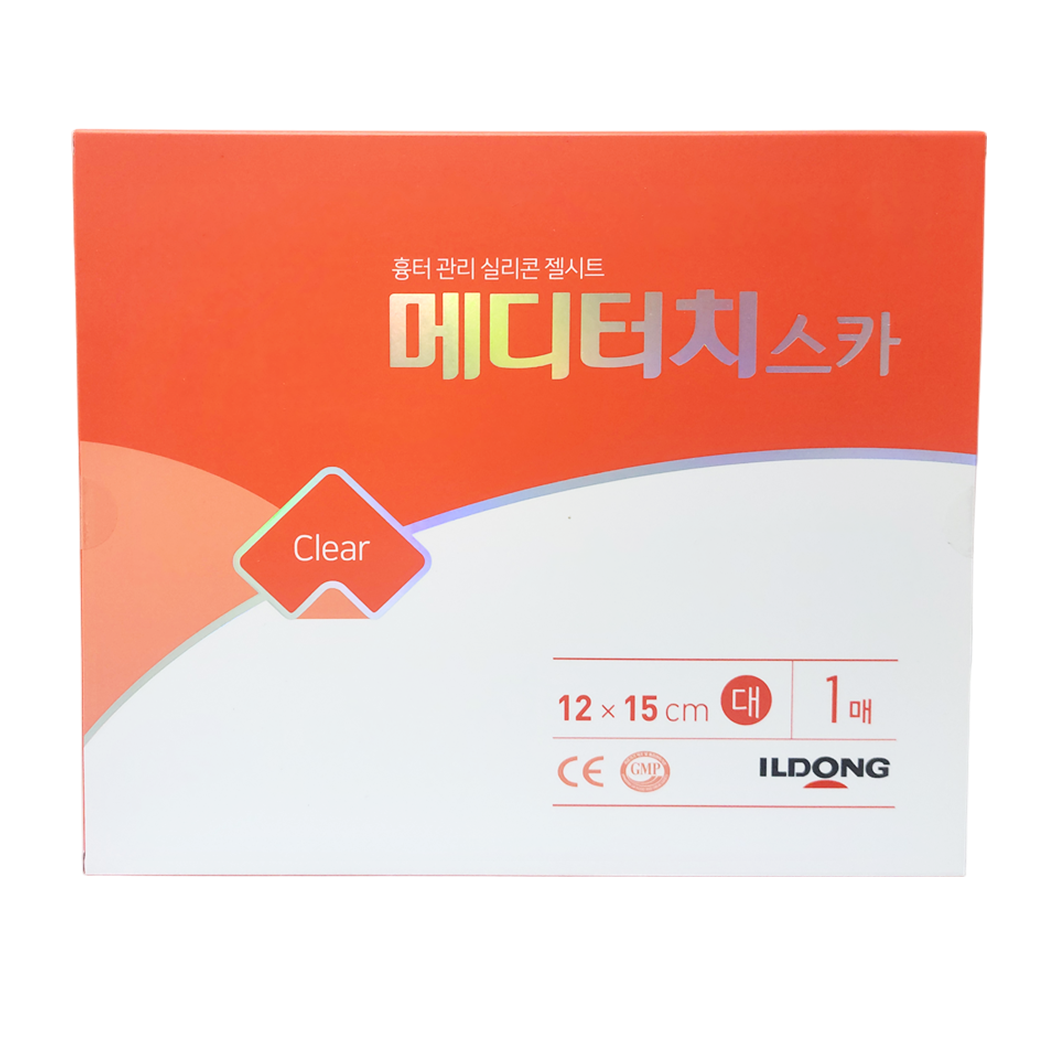 일동제약 메디터치 스카 12x15cm 흉터 실리콘겔 밴드 - 상품 이미지
