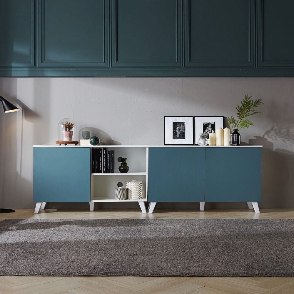 동서가구 델루아 2400높은 단문거실장DF910641