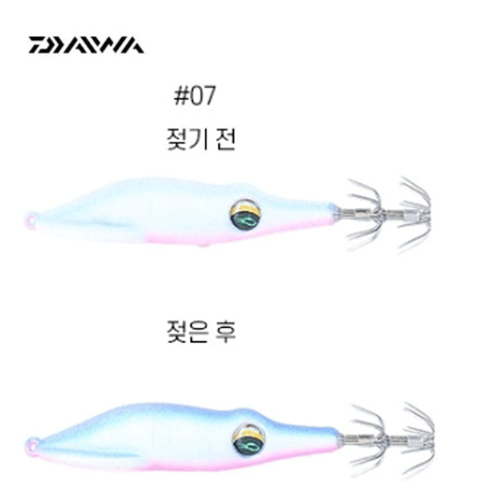 바다루어 다이와 에메랄다스 이카메탈 드롭퍼 수평 에기 슷테 7, 2.5호