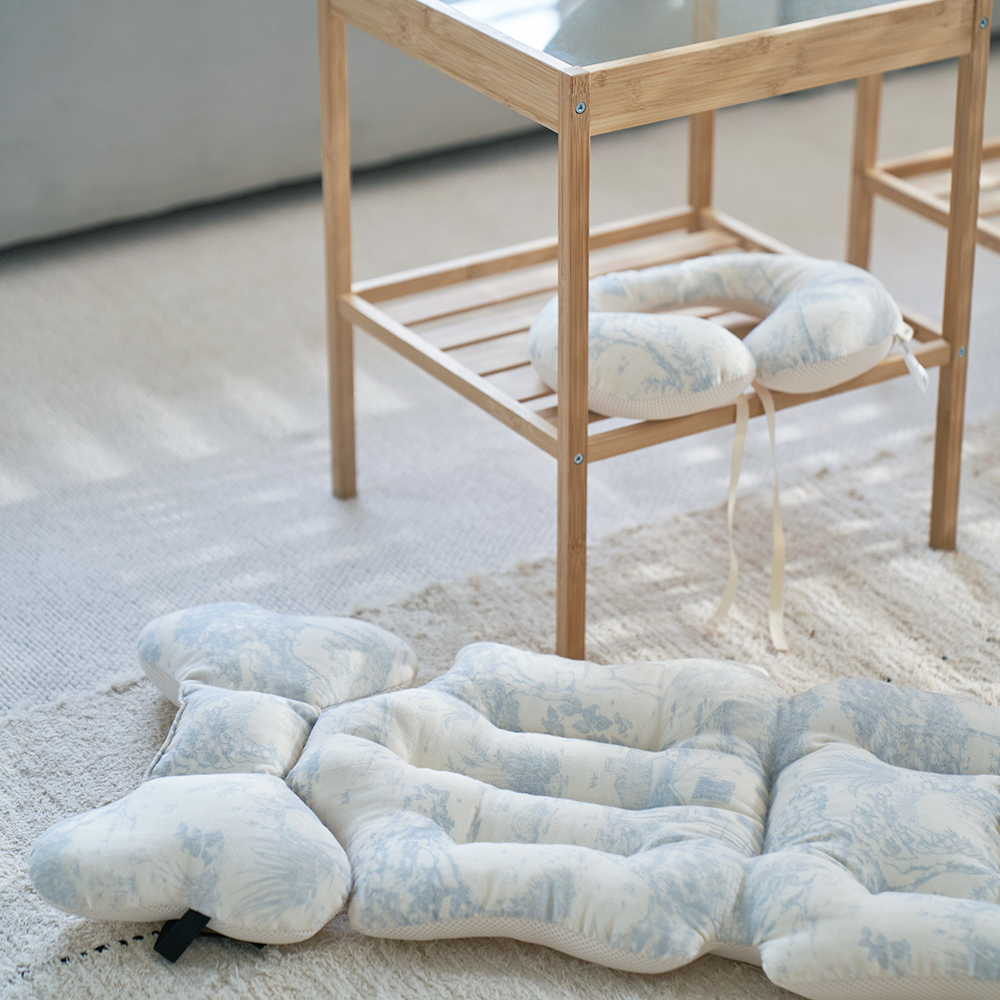 마롤로뜨 뜨왈드주이 사계절 유모차 라이너 통통 신생아 카시트 쿠션 양면 쿨시트 유아 민트