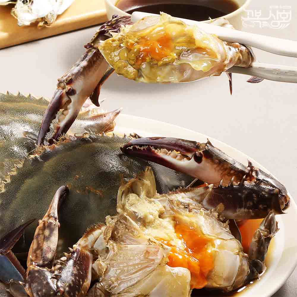 [꼬복이 간장게장] 국내산 연평도 꽃게장 최상급 알배기 암꽃게 2.5kg 프리미엄  간장꽃게장 3마리 - 상세 이미지 3