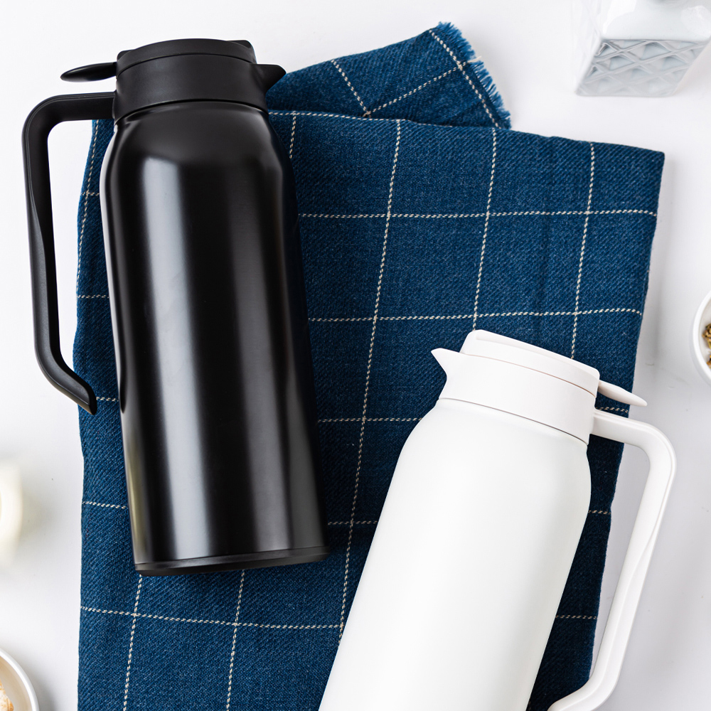 칼딘 보온보냉 서버 스텐 커피 서버 워터저그 1500ml, 블랙 이미지 6
