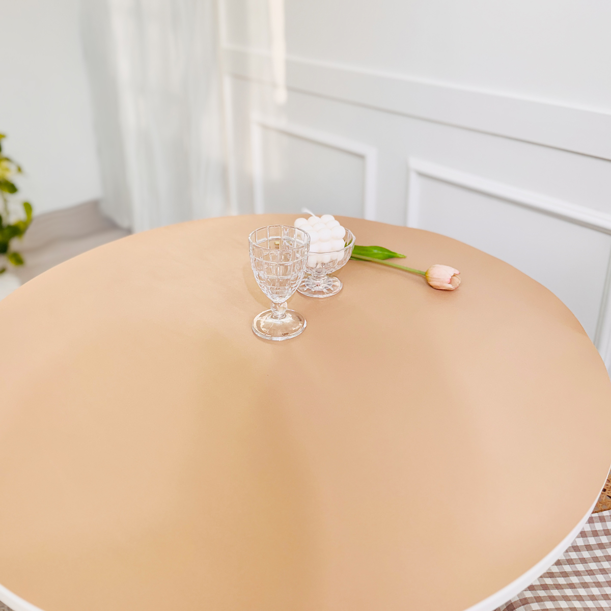 주문제작 가죽 테이블매트 식탁매트 깔개 패드 맞춤 사각 방수 양면 유리대용 AL70110