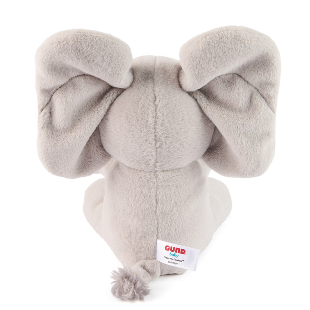코끼리 까꿍인형 30cm 보들보들 움직이는 아기동물인형 KC인증 - 상세 이미지 4